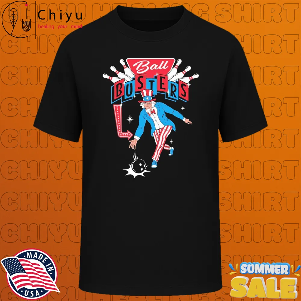 Uncle Sam Ball Busters Bowling T-Shirts