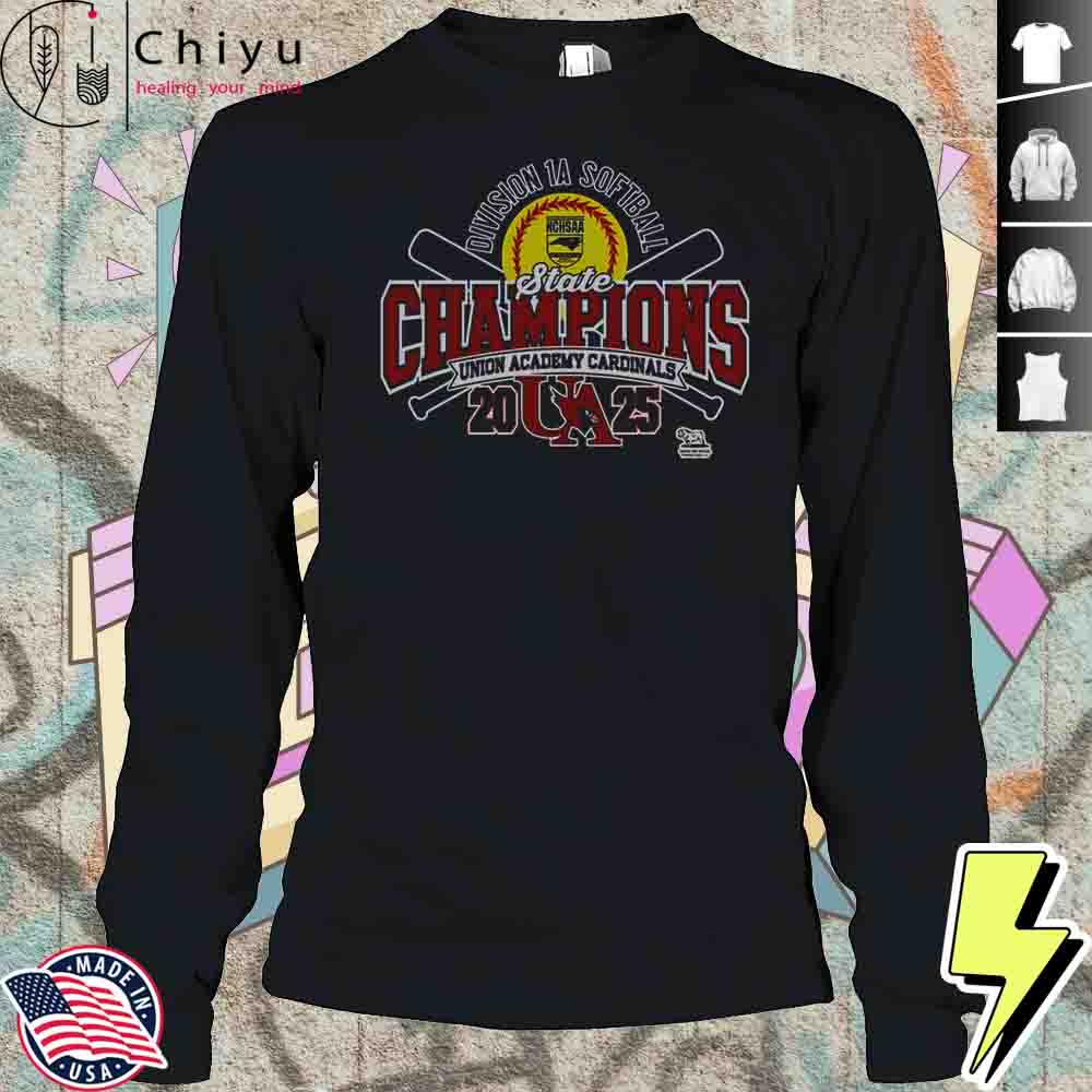 Union Academy Cardinals 2025 NCHSAA Womens 1A Softball State Champions T-Shirt Union Academy Cardinals 2025 NCHSAA Womens 1A Softball State Champions T-Shirt