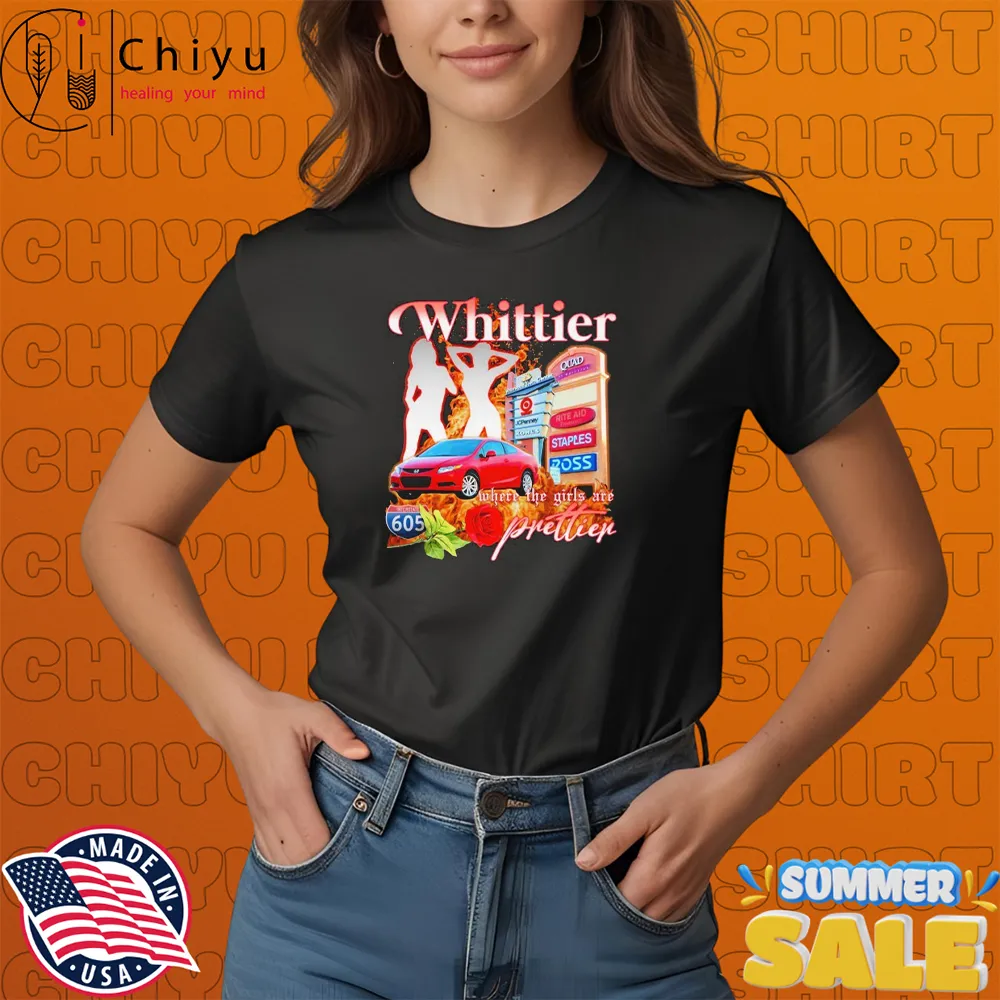 Valentino Khan Where The Girls Are Prettier Whittier T-shirts Valentino Khan Where The Girls Are Prettier Whittier T-shirts