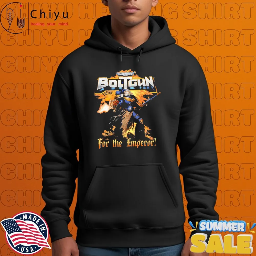 Warhammer 40,000 Boltgun For The Emperor Boltgun Hoodie Warhammer 40,000 Boltgun For The Emperor Boltgun Hoodie
