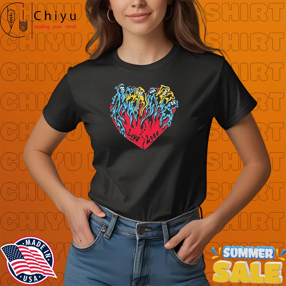 Warren Lotas Love Loss Heart T-shirts Warren Lotas Love Loss Heart T-shirts