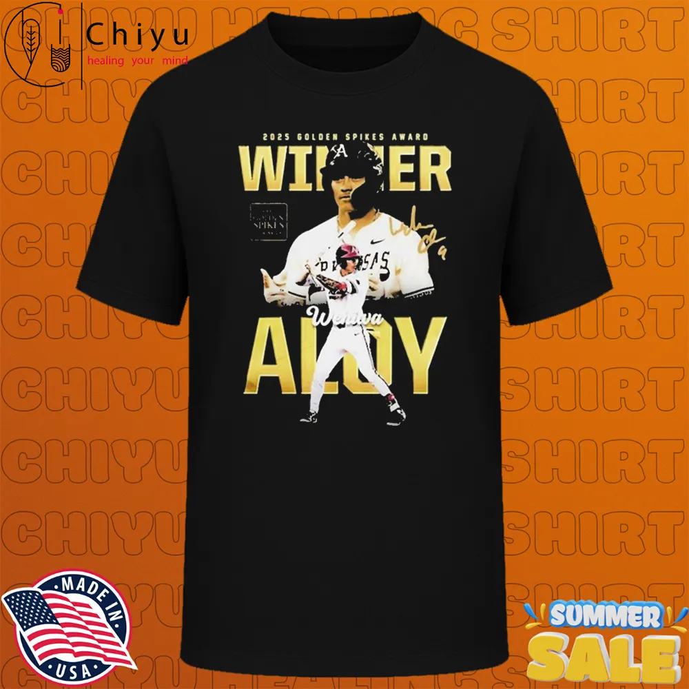Wehiwa Kapahulehua Aloy 2025 Golden Spikes Award Winner T-shirts