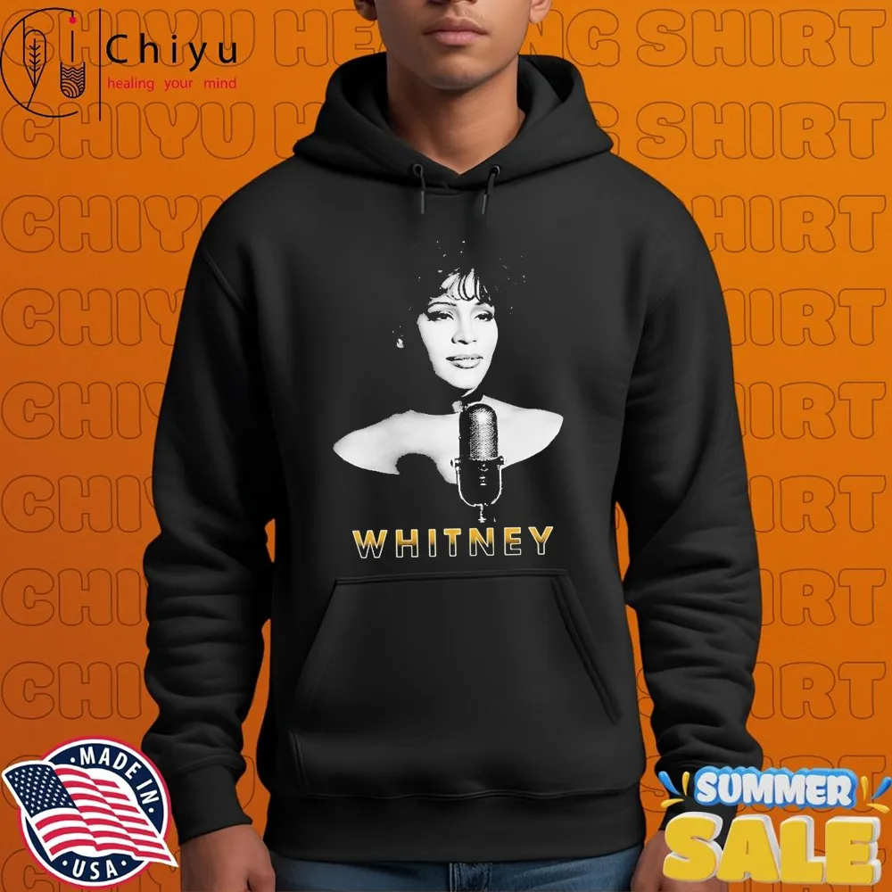 Whitney Houston Microphone T-Shirts Whitney Houston Microphone T-Shirts