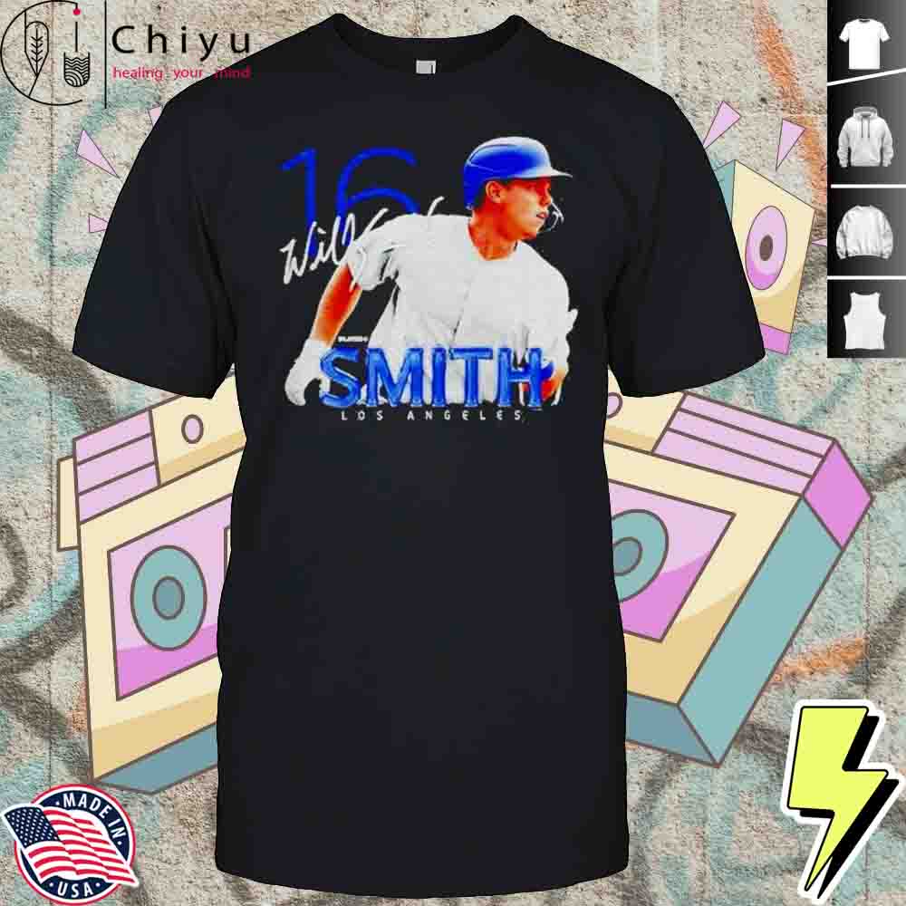 Will Smith 16 Los Angeles Dodgers Signature Hoodie Will Smith 16 Los Angeles Dodgers Signature Hoodie