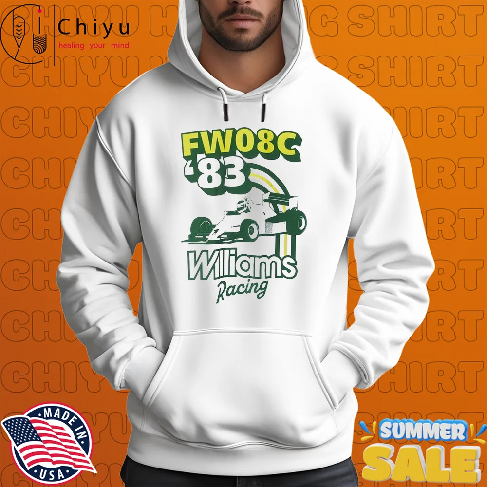 Williams Racing FW08C '83 Car Hoodie Williams Racing FW08C '83 Car Hoodie
