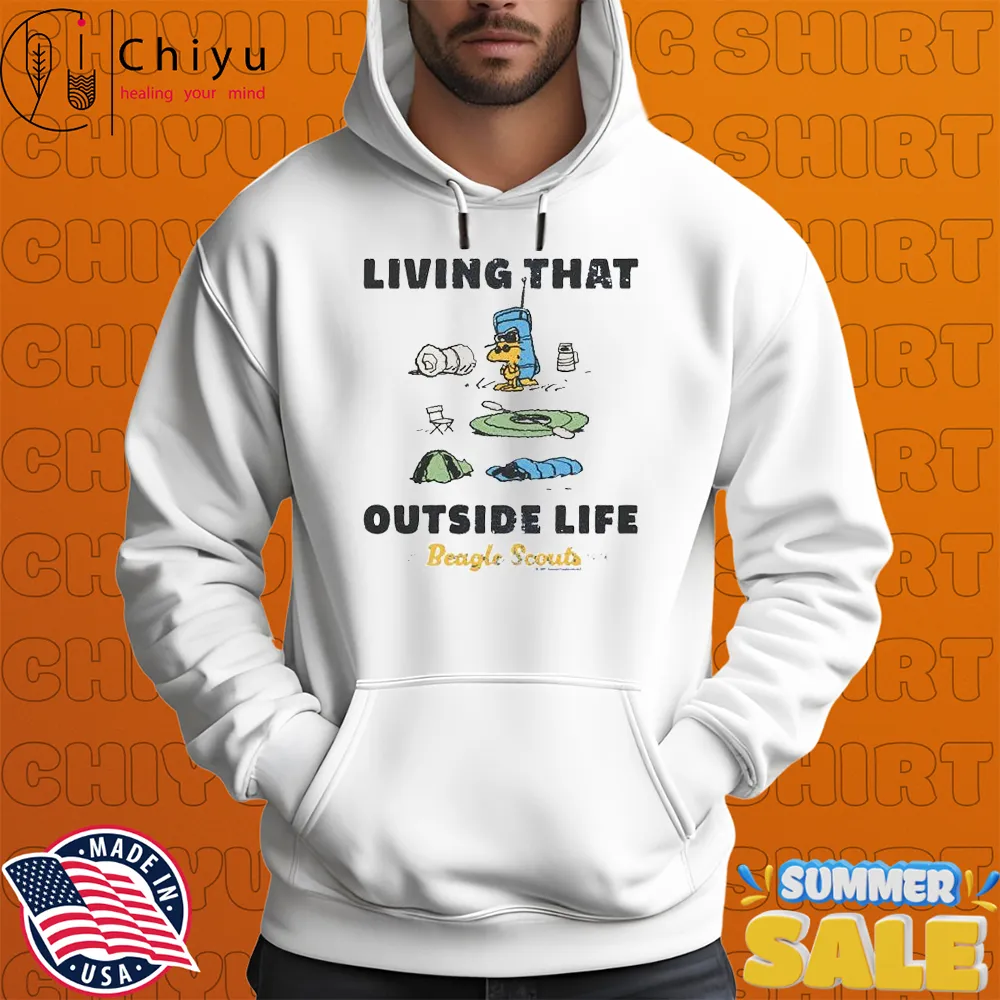 Woodstock The Peanuts Living That Outside Life Beagle Scouts T-shirts Woodstock The Peanuts Living That Outside Life Beagle Scouts T-shirts