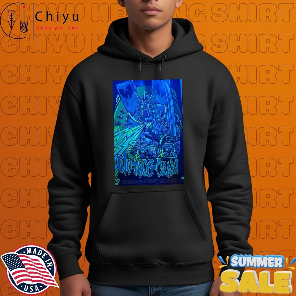 Wu-Tang Clan June 22, 2025 San Diego Com Arena Samurai T-Shirts Wu-Tang Clan June 22, 2025 San Diego Com Arena Samurai T-Shirts
