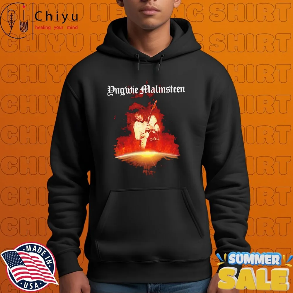 Yngwie Malmsteen Guitar Flames T-shirts Yngwie Malmsteen Guitar Flames T-shirts