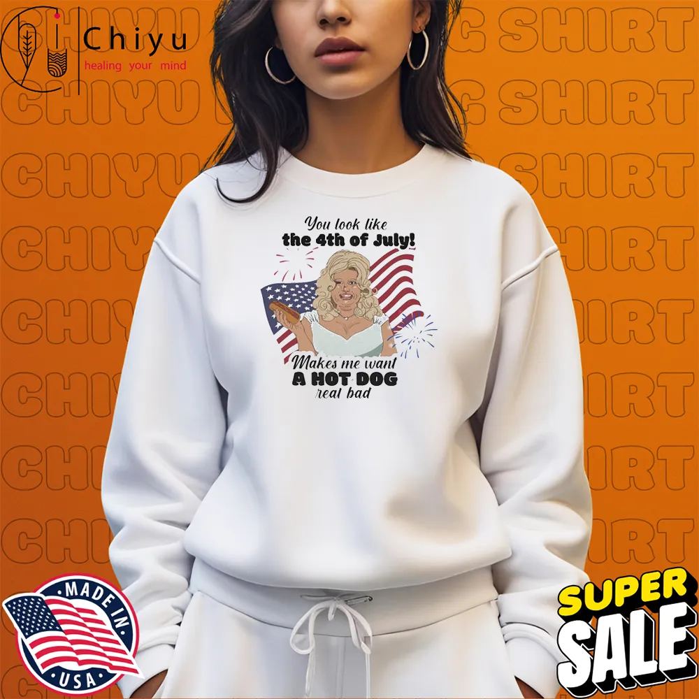 You Look Like The 4th Of July Wakes We Want A Hot Dog Real Bad American Flag T-shirts You Look Like The 4th Of July Wakes We Want A Hot Dog Real Bad American Flag T-shirts