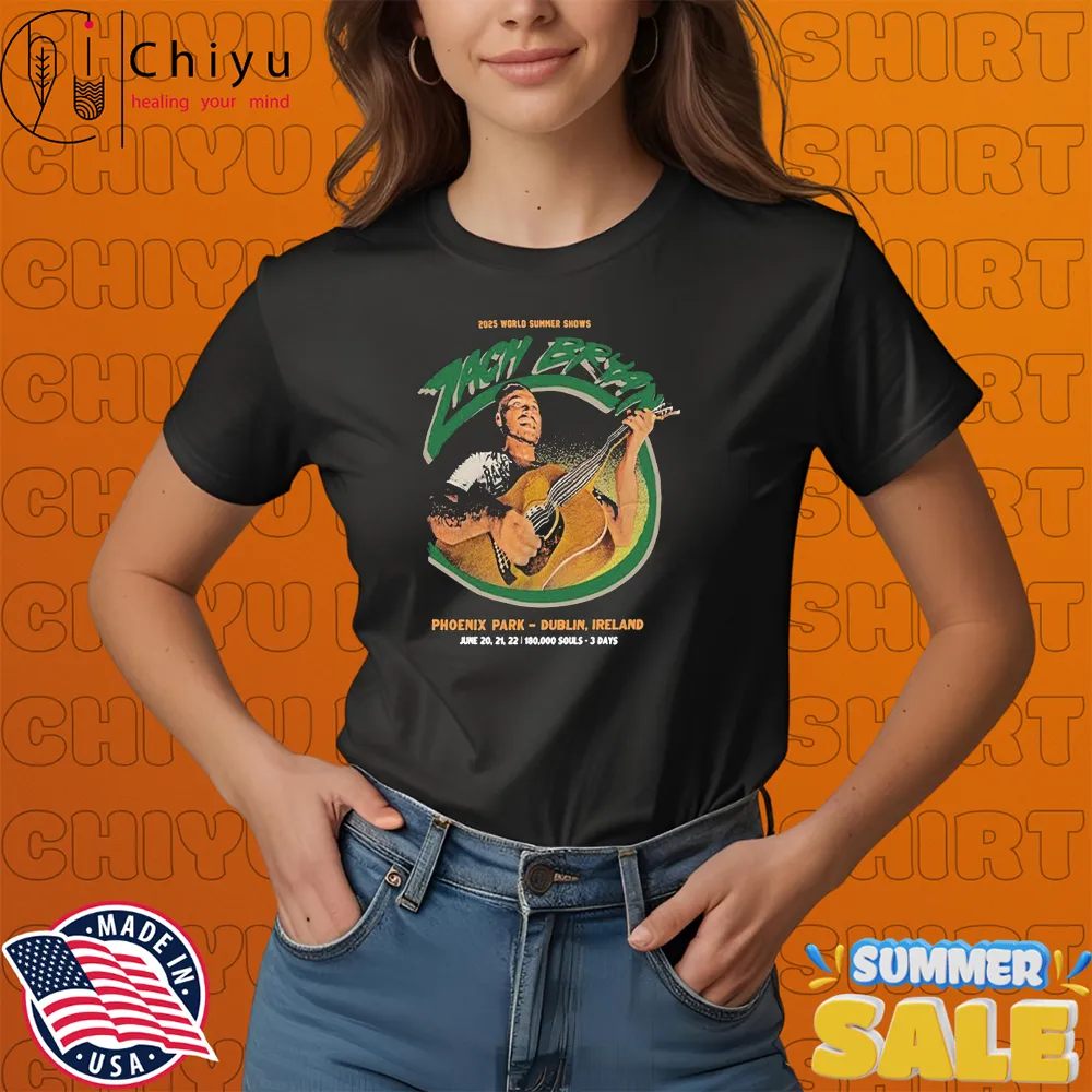 Limited Edition Zach Bryan World Summer Shows 2025 Tour Phoenix Park Dublin, Ireland Guitar T-shirts, Hoodie, Sweatshirt 4 Zach Bryan World Summer Shows 2025 Tour Phoenix Park Dublin, Ireland Guitar T-shirts