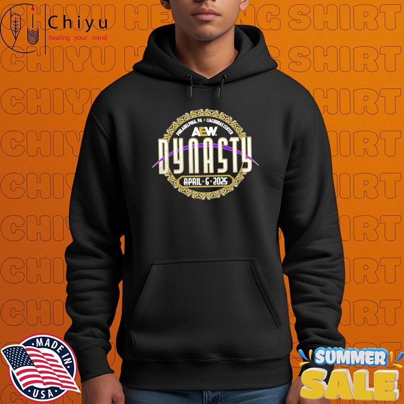 AEW Dynasty April 6 2025 Event Logo AEW T-shirts AEW Dynasty April 6 2025 Event Logo AEW T-shirts