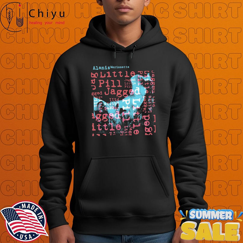 Alanis Morissette Jagged Little Pill Portrait Text T-shirts Alanis Morissette Jagged Little Pill Portrait Text T-shirts
