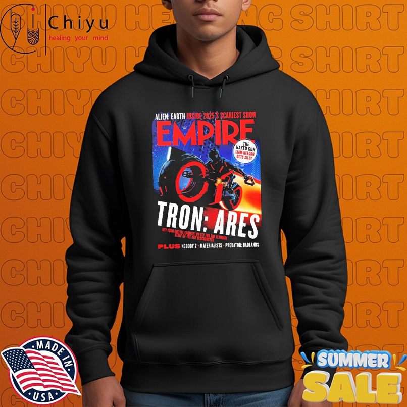Alien Earth Inside 2025's Scariest Show Empire August 2025 Tron Ares World T-shirts Alien Earth Inside 2025's Scariest Show Empire August 2025 Tron Ares World T-shirts