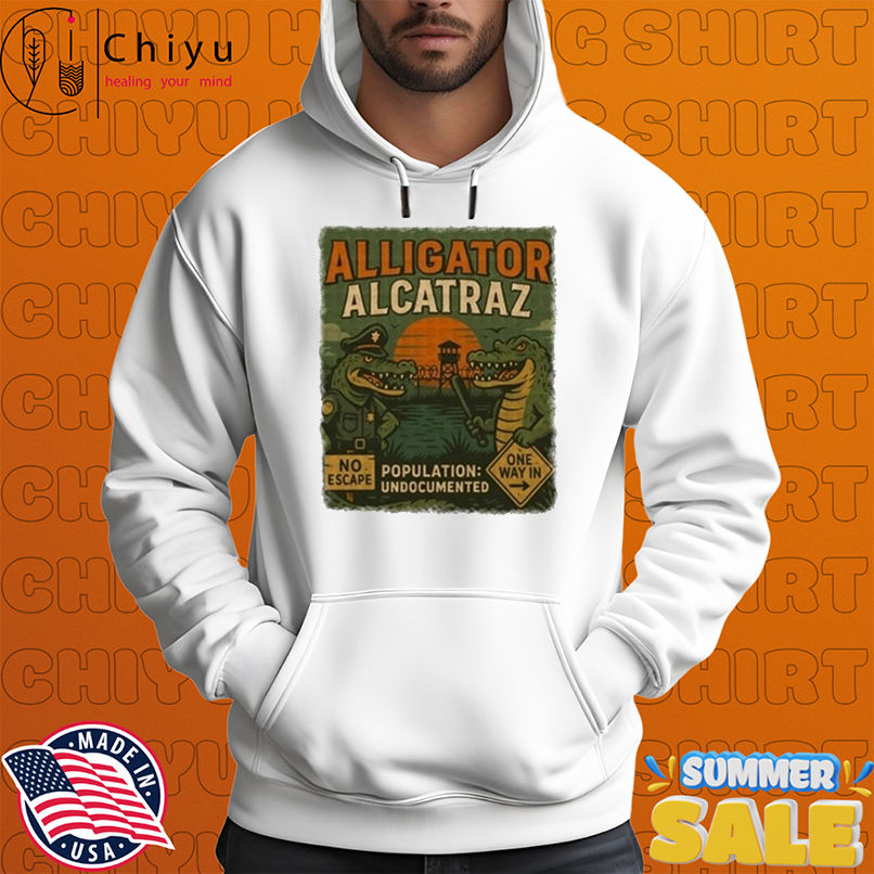 Alligator Alcatraz No Escape One Way In Population Undocumented Prison Swamp Crocodile T-Shirts Alligator Alcatraz No Escape One Way In Population Undocumented Prison Swamp Crocodile T-Shirts