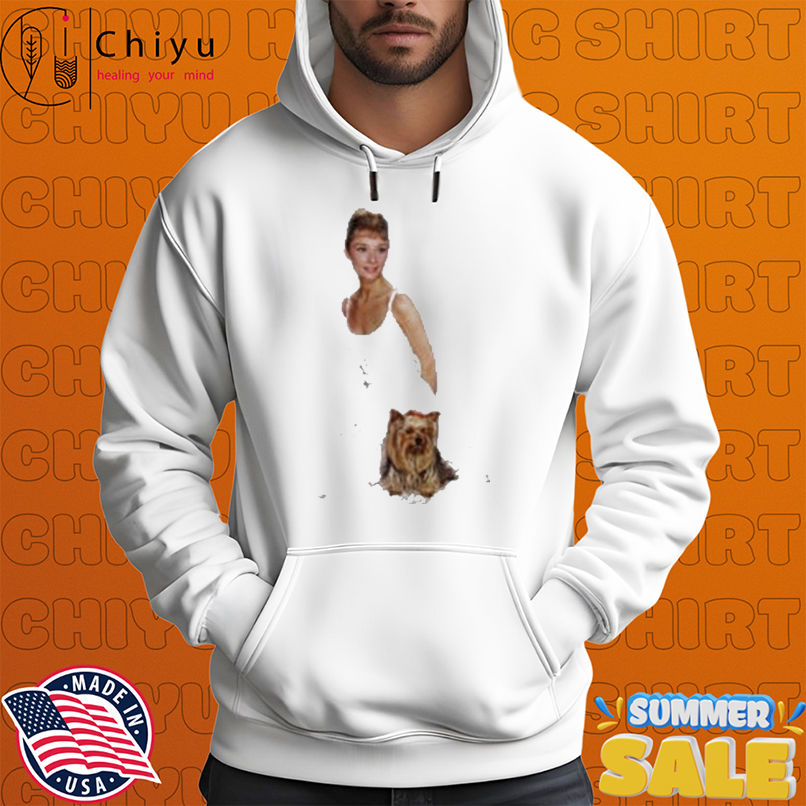 Audrey Hepburn And Yorkshire Terrier Dog T-Shirts Audrey Hepburn And Yorkshire Terrier Dog T-Shirts