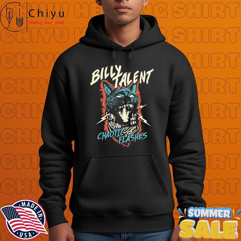 Billy Talent Chaotic Flashes Cat T-shirts Billy Talent Chaotic Flashes Cat T-shirts