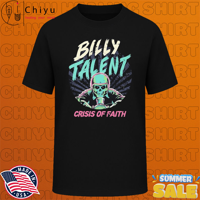 Billy Talent Crisis Of Faith Skull Skeleton Motor Logo Circle Rider T-shirts