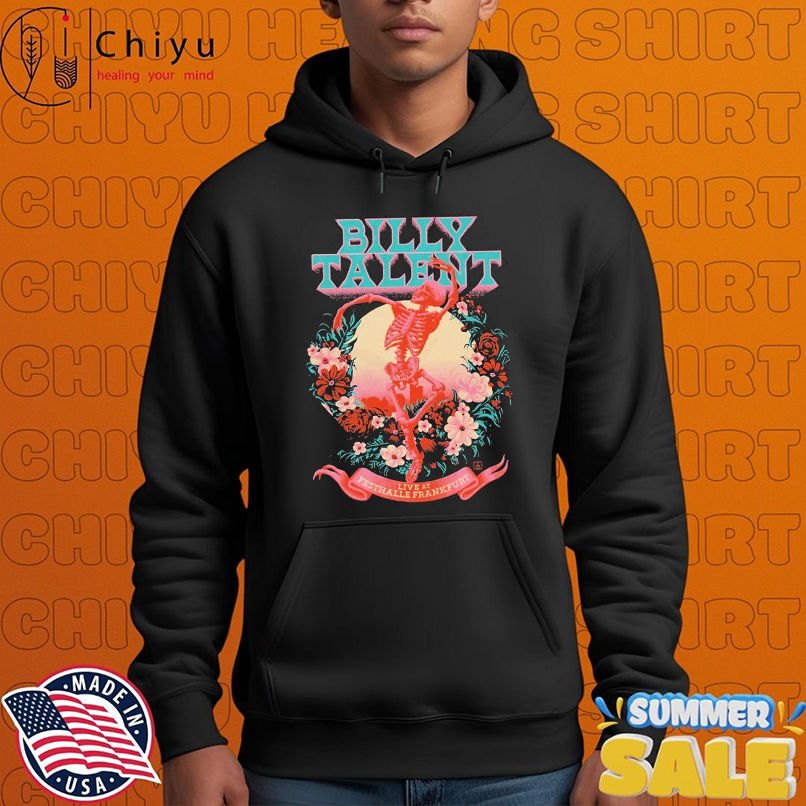 Billy Talent Live At Festhalle Frankfurt Concert Skeleton T-Shirts Billy Talent Live At Festhalle Frankfurt Concert Skeleton T-Shirts