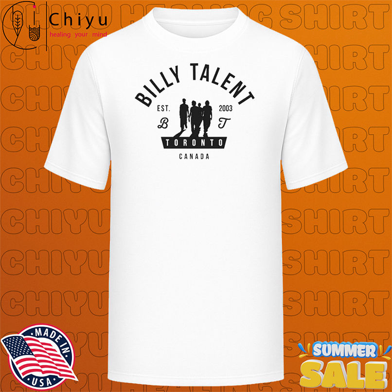 Billy Talent Silhouette Toronto Canada Est 2003 T-Shirts