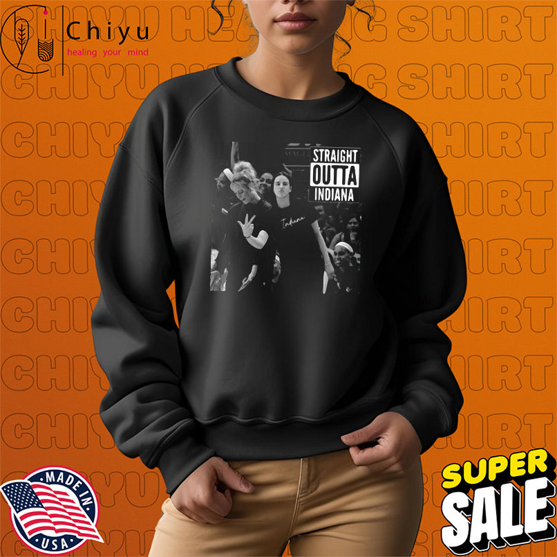 Caitlin Clark And Sophie Cunningham Straight Outta Indiana Fever 79 52 Sky T-Shirts Caitlin Clark And Sophie Cunningham Straight Outta Indiana Fever 79 52 Sky T-Shirts