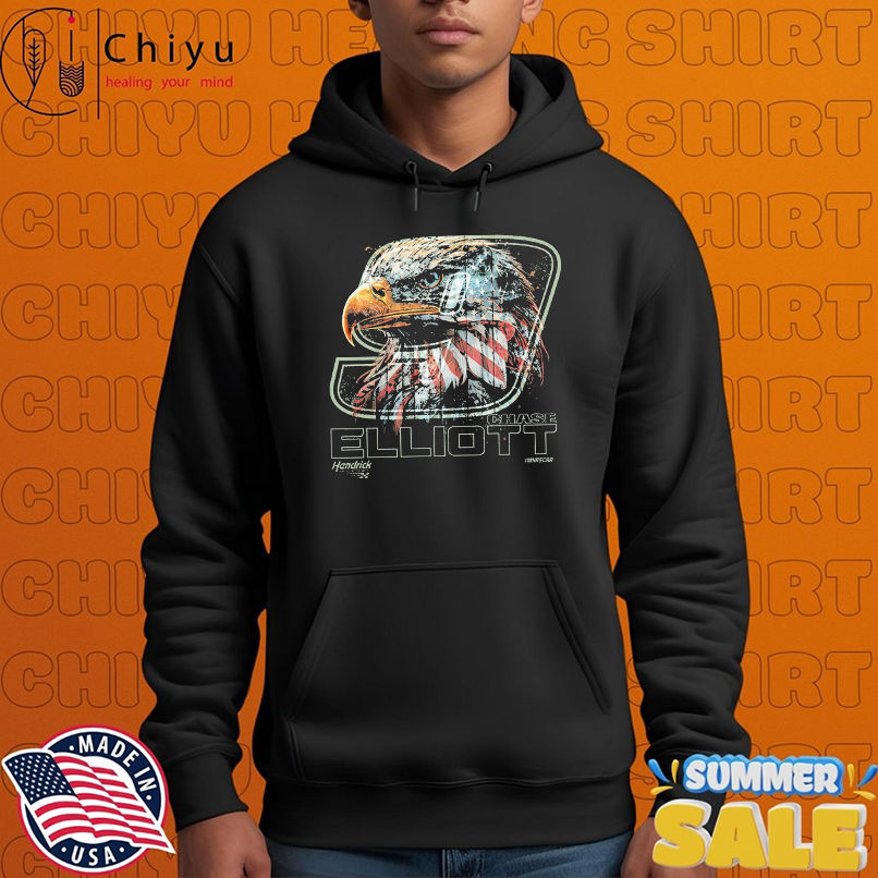 Chase Elliott #9 Eagle American Flag Hendrick Motorsports Nascar T-shirts Chase Elliott #9 Eagle American Flag Hendrick Motorsports Nascar T-shirts