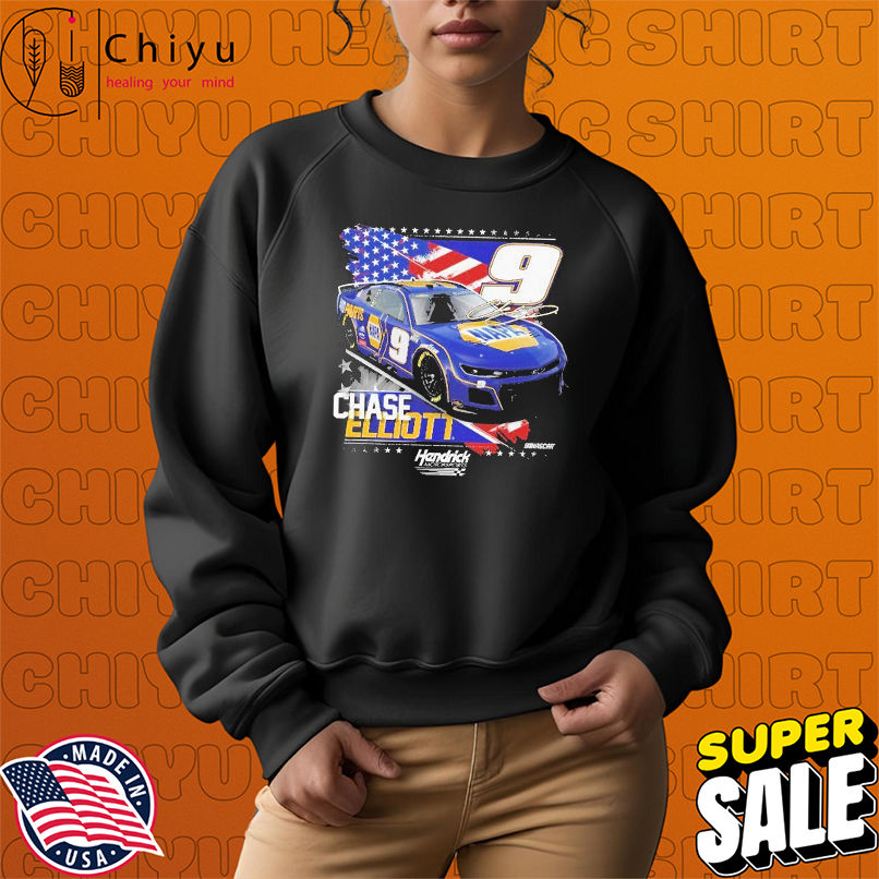 Chase Elliott #9 NAPA Patriotic Hendrick Motorsports Nascar T-shirts Chase Elliott #9 NAPA Patriotic Hendrick Motorsports Nascar T-shirts