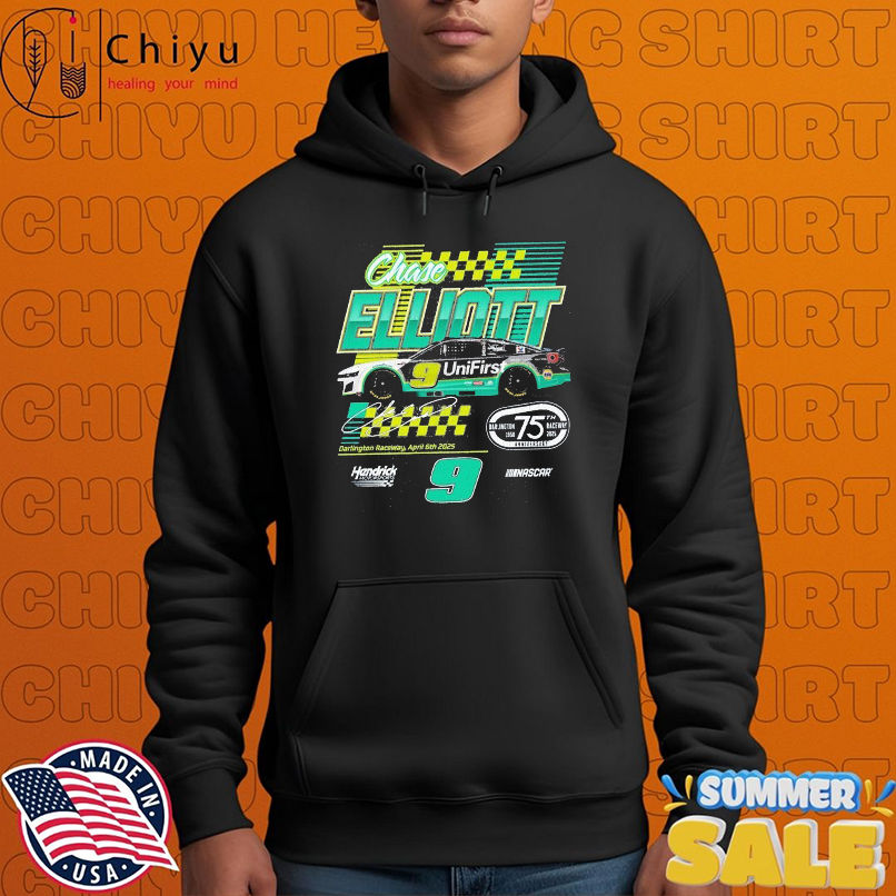 Chase Elliott #9 UniFirst Darlington Raceway 2025 Hendrick Motorsports Nascar T-shirts Chase Elliott #9 UniFirst Darlington Raceway 2025 Hendrick Motorsports Nascar T-shirts