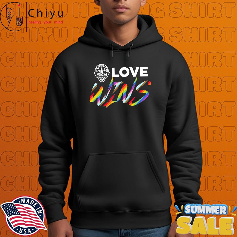 Chicago Sky Love Wins Pride Trans T-Shirts Chicago Sky Love Wins Pride Trans T-Shirts