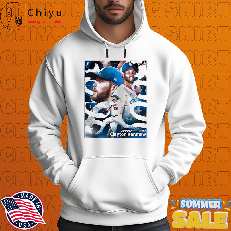 Clayton Kershaw Is Now The 20th Member Of The 3000 Strikeout Club Los Angeles Dodgers T-shirts Clayton Kershaw Is Now The 20th Member Of The 3000 Strikeout Club Los Angeles Dodgers T-shirts