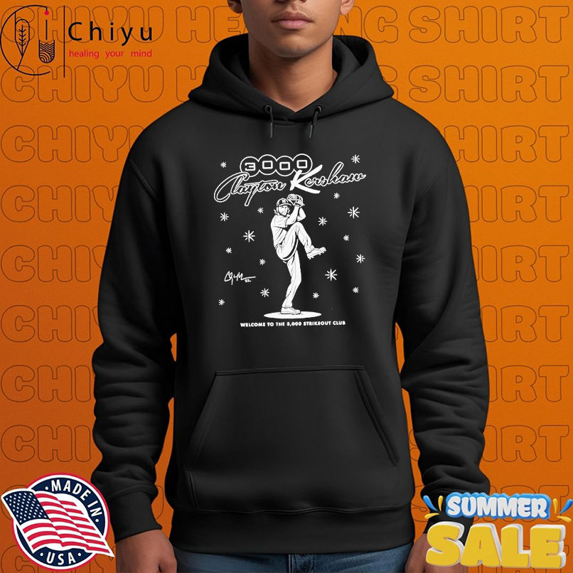 Clayton Kershaw Welcome To The 3,000 Strikeout Club K's Signature T-Shirts Clayton Kershaw Welcome To The 3,000 Strikeout Club K's Signature T-Shirts