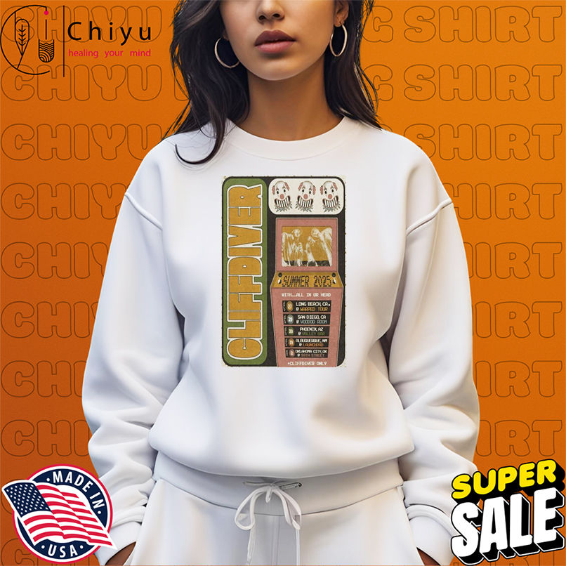 Cliffdiver Summer Tour 2025 T-shirts Cliffdiver Summer Tour 2025 T-shirts