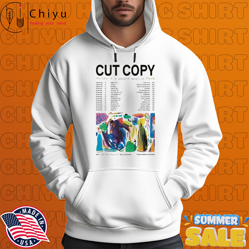 Cut Copy Australia & North America Tour 2025 Dates T-Shirts Cut Copy Australia & North America Tour 2025 Dates T-Shirts