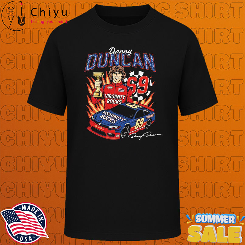 Danny Duncan Virginity Rocks Racer Signature T-shirts