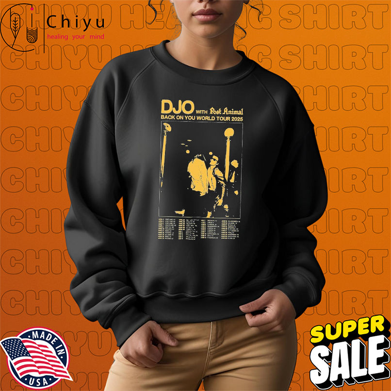 Djo Back On You World Tour 2025 Dates T-shirts Djo Back On You World Tour 2025 Dates T-shirts