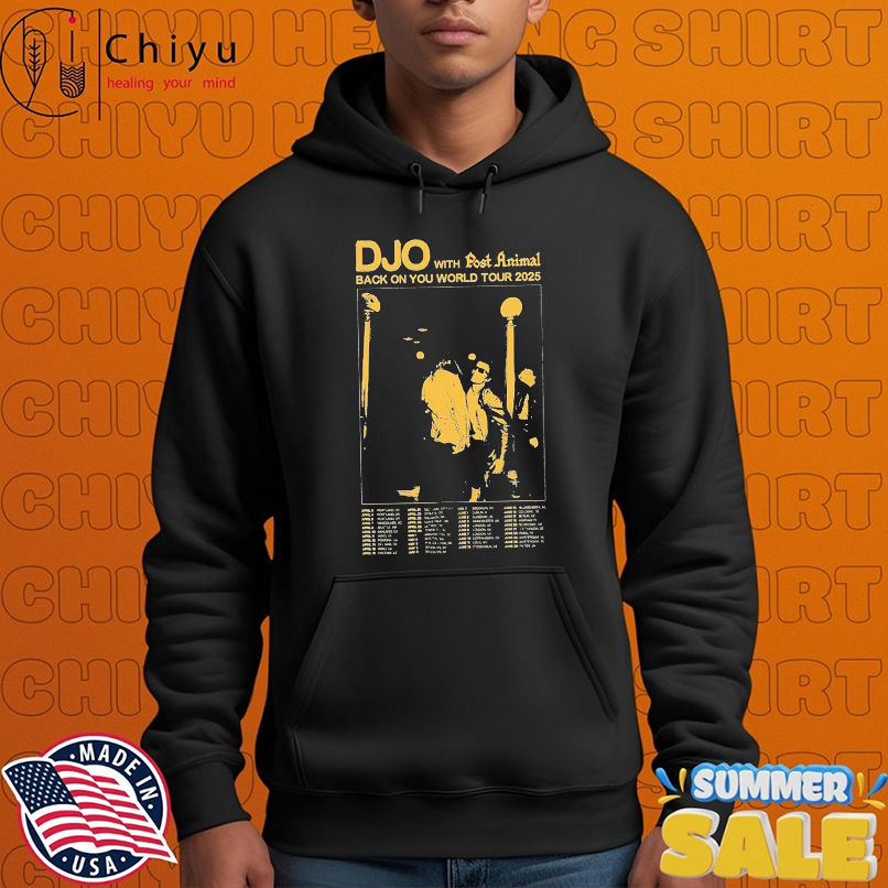 Djo Back On You World Tour 2025 Dates T-shirts Djo Back On You World Tour 2025 Dates T-shirts