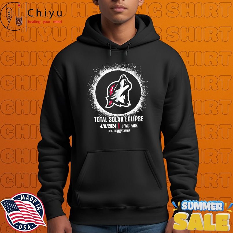 Erie Seawolves Total Solar Eclipse Howl At The Eclipse Upmc Park MILB T-shirts Erie Seawolves Total Solar Eclipse Howl At The Eclipse Upmc Park MILB T-shirts