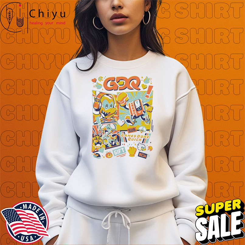 Games Done Quick GDQ Marathon Mascots T-shirts Games Done Quick GDQ Marathon Mascots T-shirts