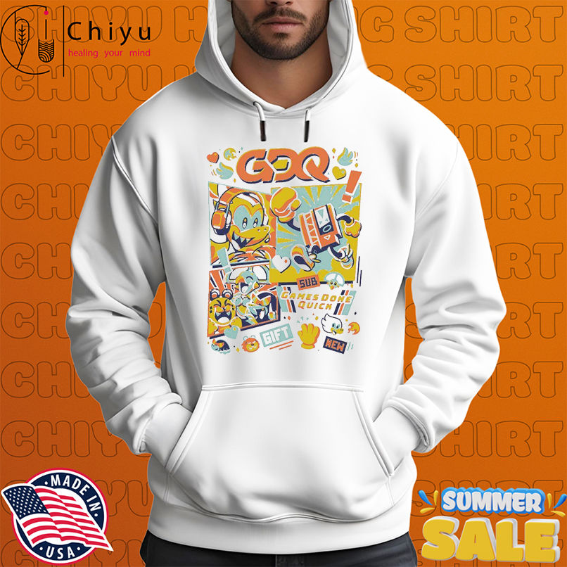 Games Done Quick GDQ Marathon Mascots T-shirts Games Done Quick GDQ Marathon Mascots T-shirts