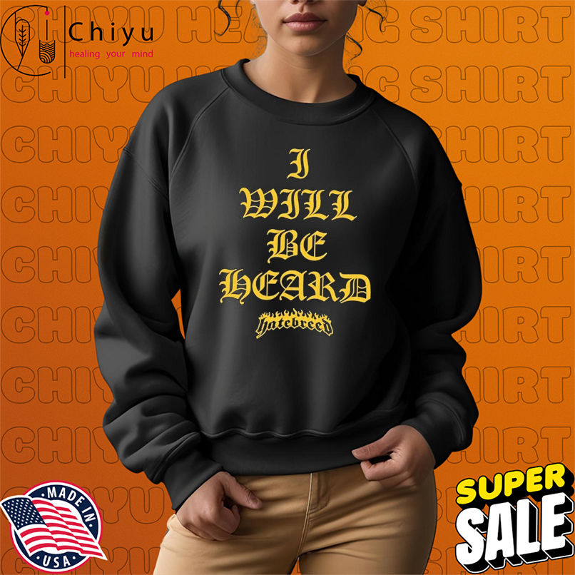 Hatebreed I Will Be Heard T-shirts Hatebreed I Will Be Heard T-shirts