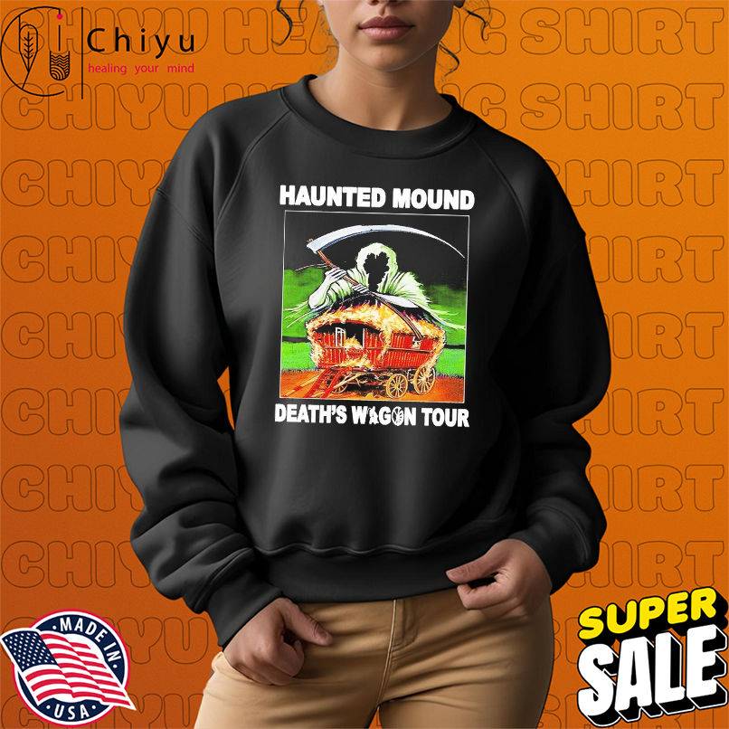 Haunted Mound Death's Wagon Tour Grim Reaper T-shirts Haunted Mound Death's Wagon Tour Grim Reaper T-shirts