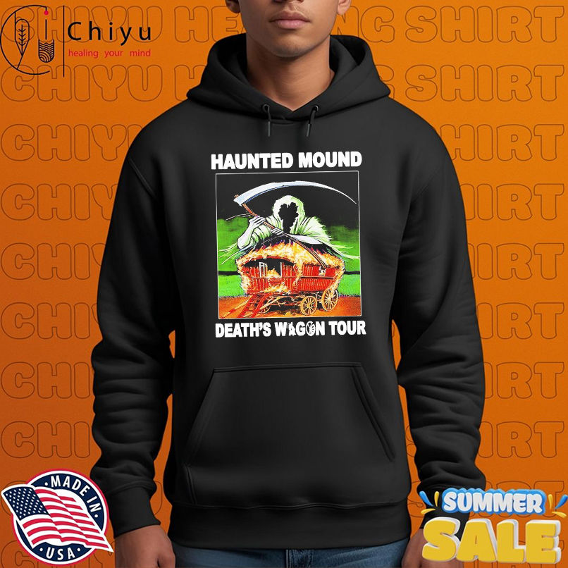 Haunted Mound Death's Wagon Tour Grim Reaper T-shirts Haunted Mound Death's Wagon Tour Grim Reaper T-shirts