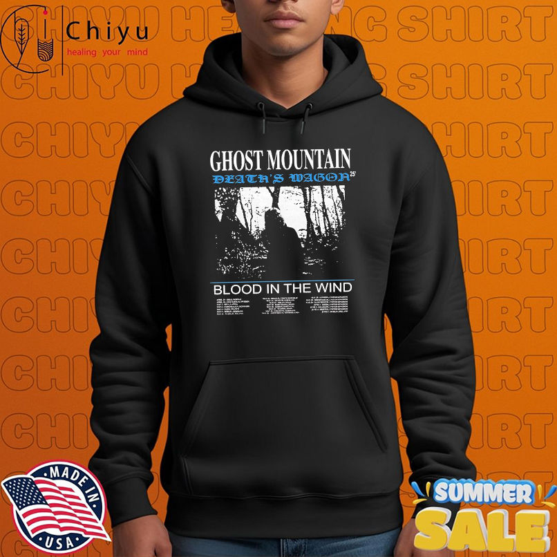 Haunted Mound Ghost Mountain Death's Wagon Blood In The Win 2025 Tour T-shirts Haunted Mound Ghost Mountain Death's Wagon Blood In The Win 2025 Tour T-shirts