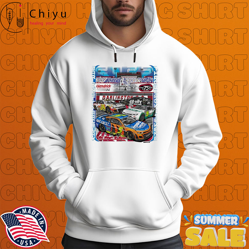 Hendrick Motorsports Darlington 4-Car Nascar T-shirts Hendrick Motorsports Darlington 4-Car Nascar T-shirts