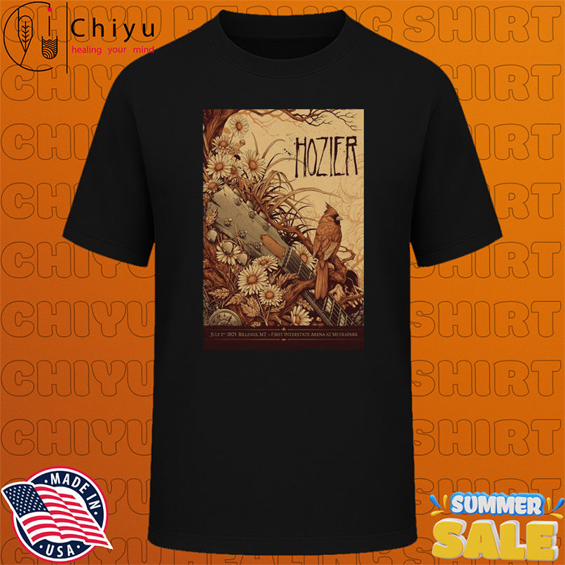 Hozier In Billings MT First Interstate On July 2 2025 T-shirts