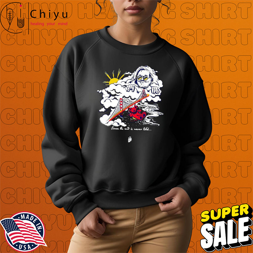 Jerry Garcia Since The End Is Never Told Grateful Dead 60 Years Grateful Dead 1965-2025 Bear T-shirts Jerry Garcia Since The End Is Never Told Grateful Dead 60 Years Grateful Dead 1965-2025 Bear T-shirts