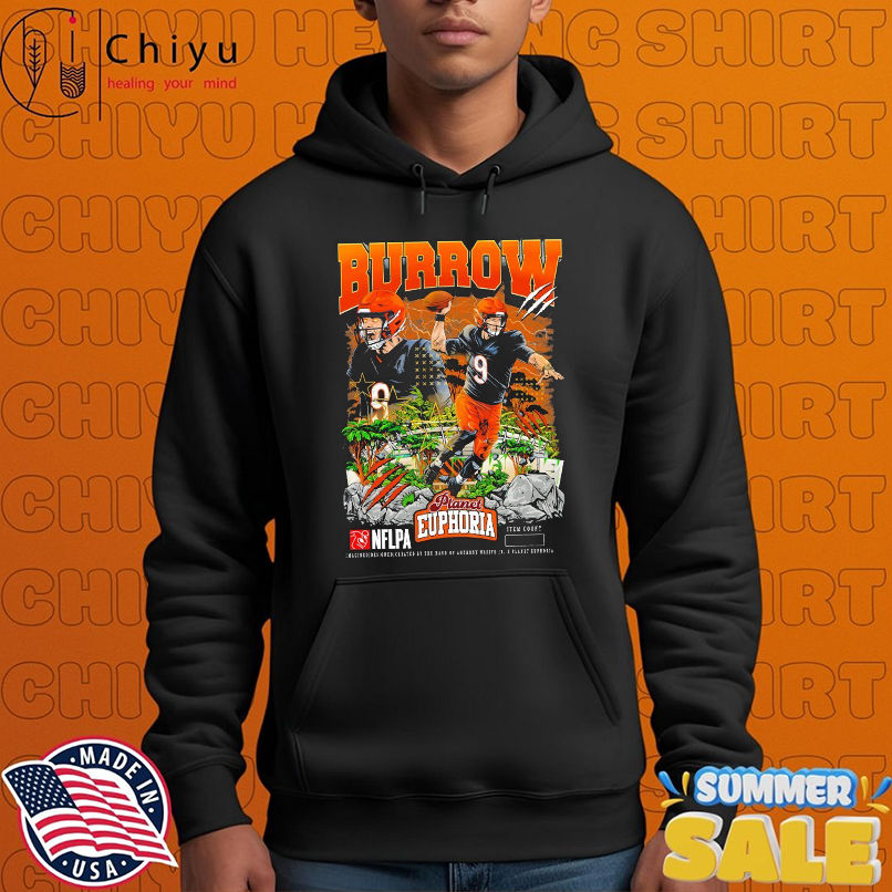 Joe Burrow NFLPA Planet Euphoria T-shirts Joe Burrow NFLPA Planet Euphoria T-shirts