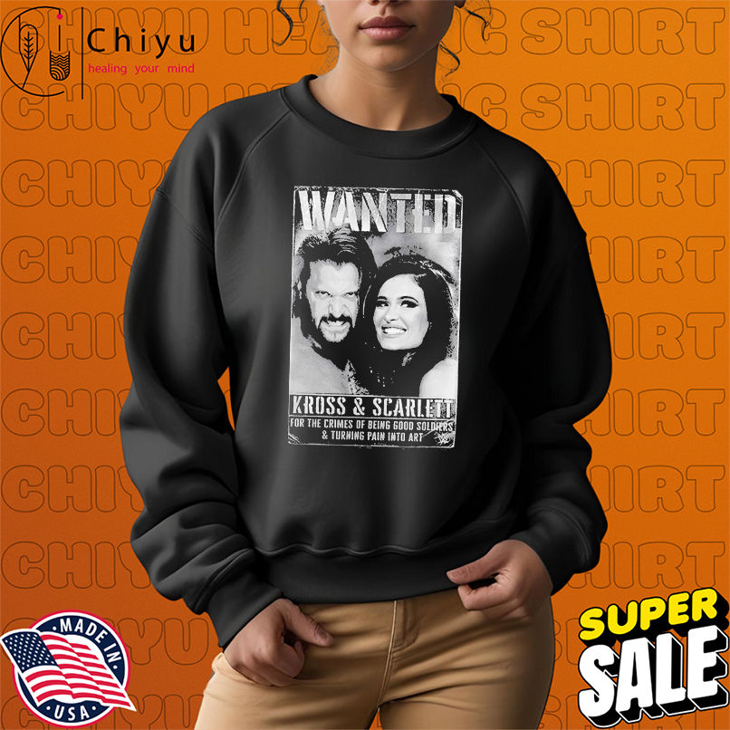 Karrion Kross And Scarlett Wanted For The Crimes Of Being Good Soldiers And Turning Pain Into Art Photo WWE T-shirts Karrion Kross And Scarlett Wanted For The Crimes Of Being Good Soldiers And Turning Pain Into Art Photo WWE T-shirts