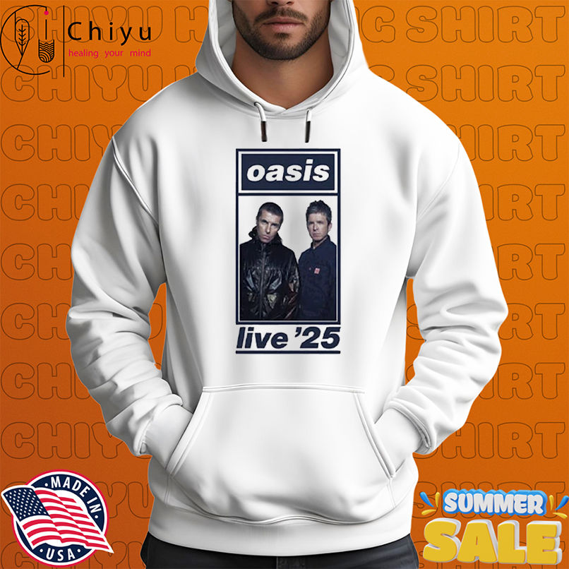 Liam Gallagher And Noel Gallagher Oasis For Cardiff Tour 2025 Live T-shirts Liam Gallagher And Noel Gallagher Oasis For Cardiff Tour 2025 Live T-shirts