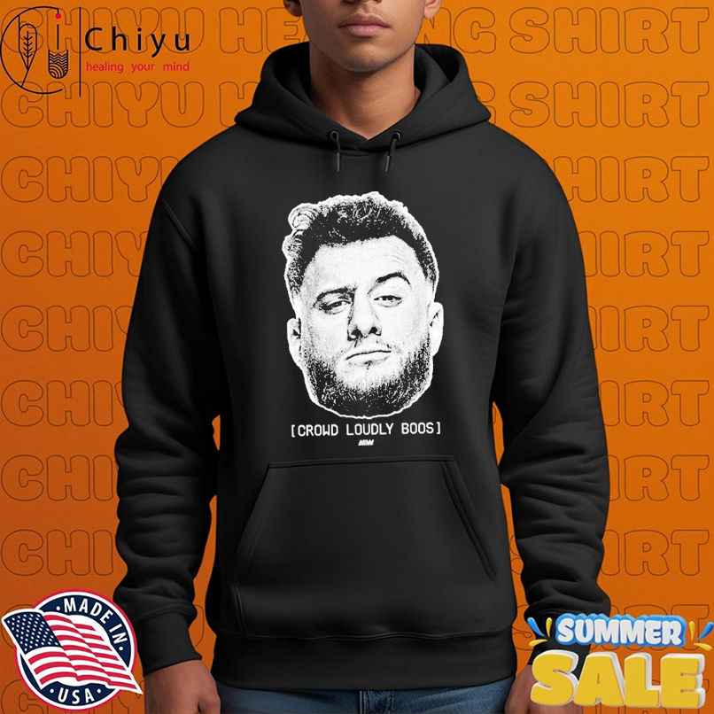 Mark Briscoe MJF Crowd Loudly Boos Face Head T-shirts Mark Briscoe MJF Crowd Loudly Boos Face Head T-shirts