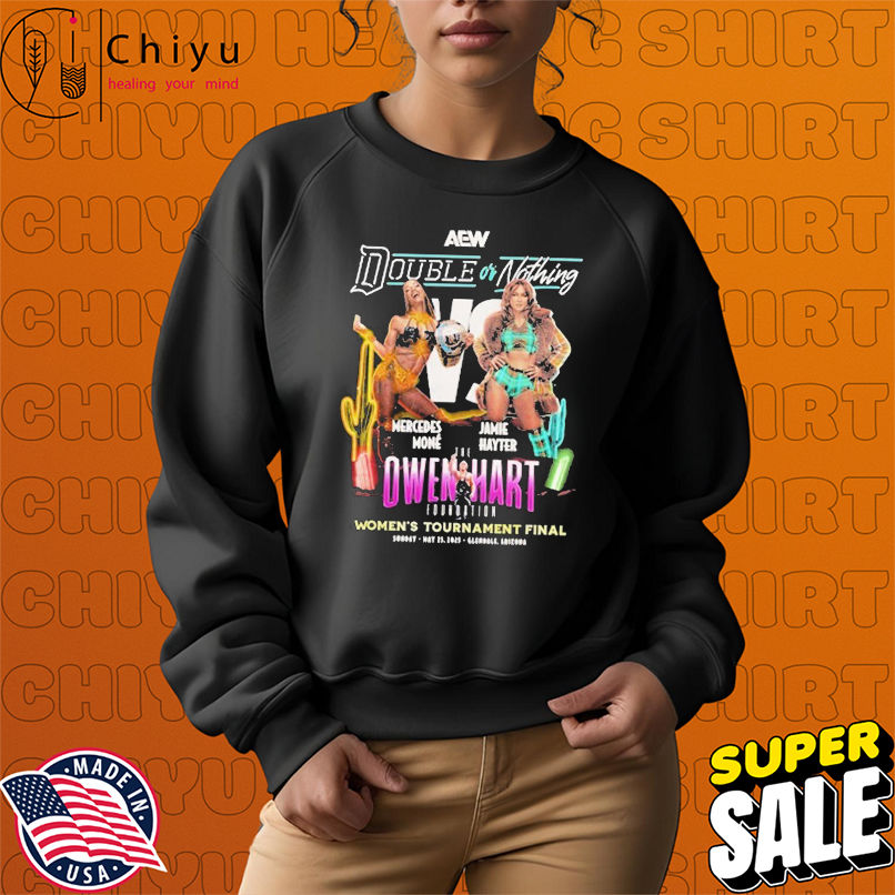 Mercedes Moné vs Jamie Double Or Nothing 2025 Hayter Women's Tournament Final 2025 AEW T-shirts Mercedes Moné vs Jamie Double Or Nothing 2025 Hayter Women's Tournament Final 2025 AEW T-shirts
